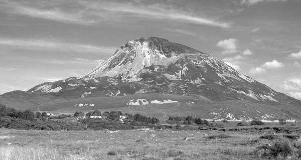 Errigal, the highest mountain in Donegal (photo: Peter Wilson)
