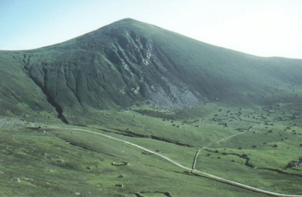 Conachair on Hirta, the only relatively accessible Marilyn in region 25 (photo: Hamish Brown).