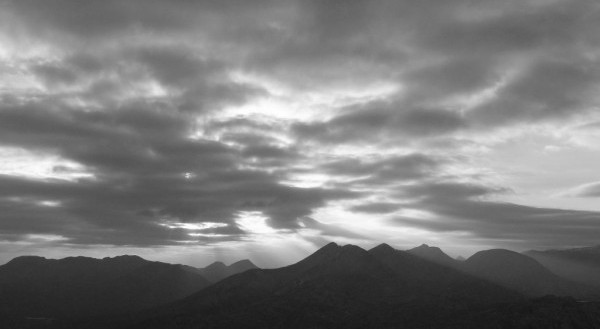 Skyline from Beinn a'Mhuinidh (photo: Alex Kelso)