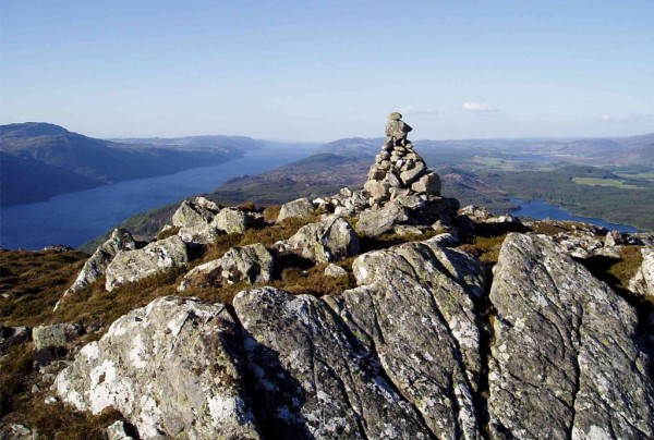 Loch Ness from Beinn a'Bhacaidh (photo: Klaus Schwartz)