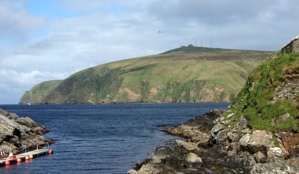 Saxa Vord from Fiska Wick (photo: Alan Dawson)