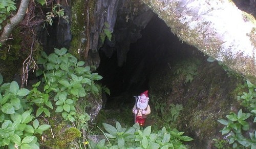 The gnome of Cook's Cairn (photo: Donald Irvine)