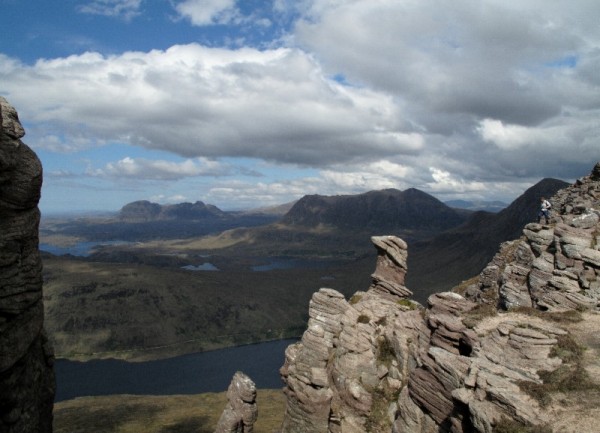 Suilven and Cul Mor from Sgorr Tuath (photo: Trevor Littlewood)