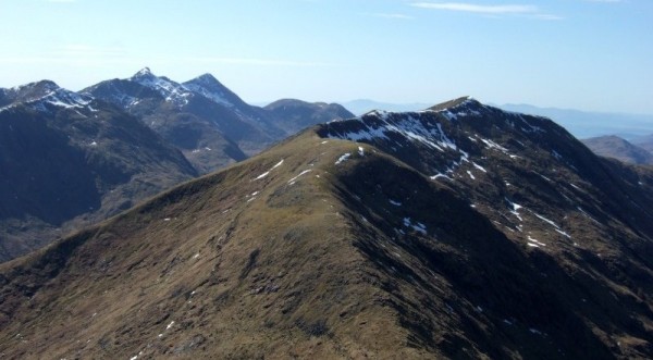 Meall Copagach and Ben Cruachan (photo: Alan Dawson)