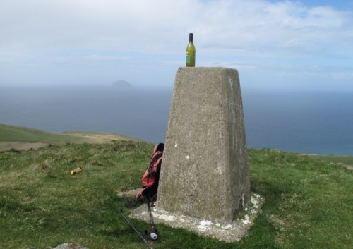 Douglas Law celebrates 600 on Grey Hill (photo: Douglas Law)