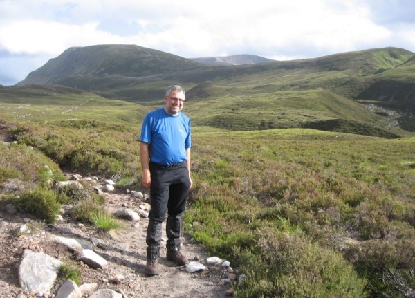 Phil Dant on Braeriach (photo: Jeff Beckett)