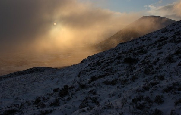 On the way up Geal-charn (photo: Lindsay Munro)