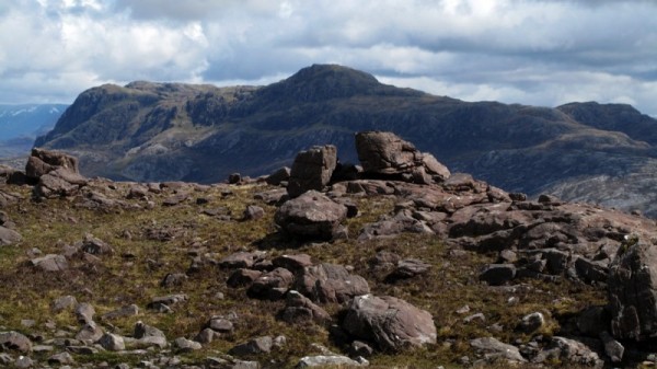 Sgurr a'Gharaidh from An Staonach (photo: Trevor Littlewood)