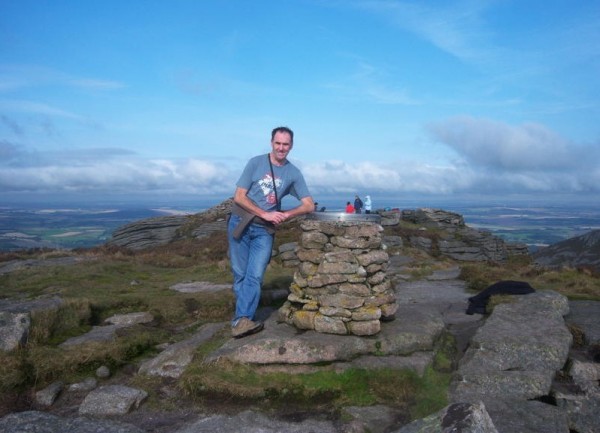 Vernon Miles on Bennachie (photo: Vernon Miles)