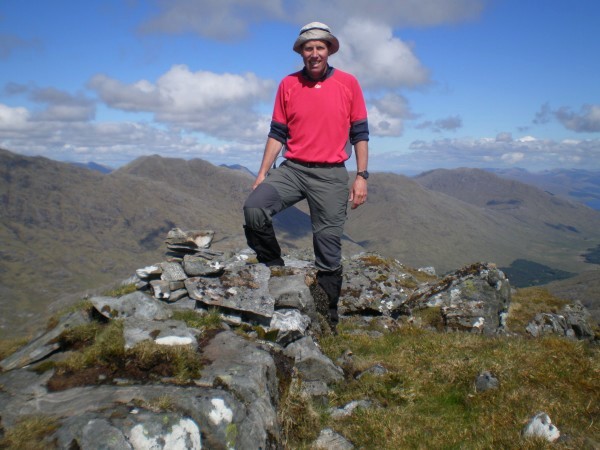 John Henderson on Bidean a'Chabair