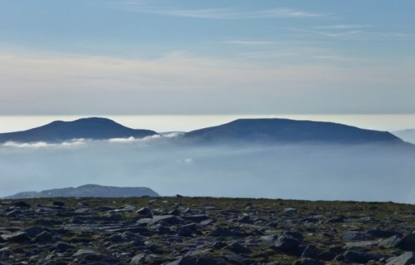 Cranstackie and Beinn Spionnaidh from Ben Hope (photo: Alan Dawson)