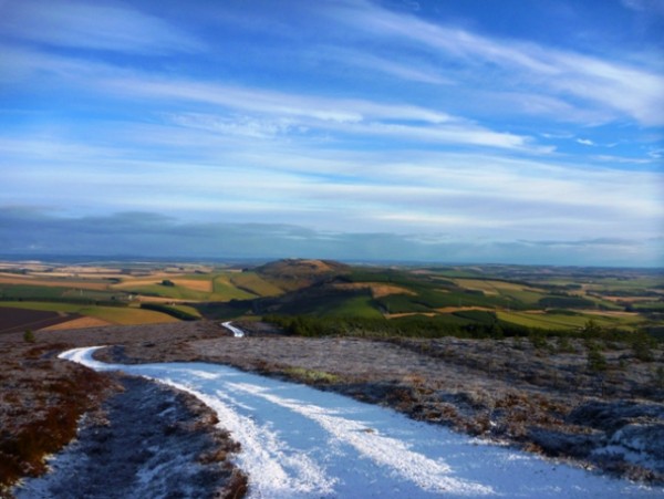 Hill of Tillymorgan from Foudland Hill (photo: Martin Richardson)