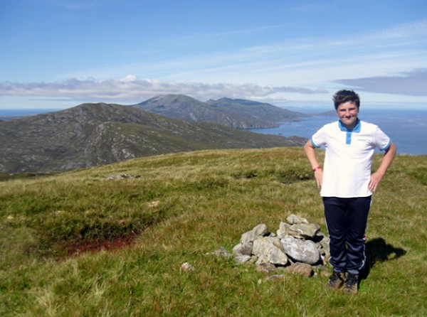 James Dant on Triuirebheinn (photo: Phil Dant)