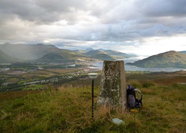 Fort William and Loch Linnhe from Meall Bhanbhaidh (photo: Alan Dawson)