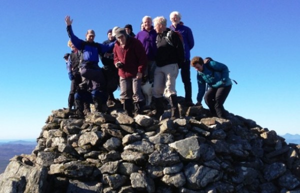 A crowded Beinn Resipol