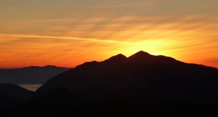 Beinn a'Bheithir from Aonach Dubh