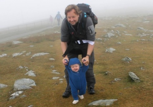 Seumas Kerr on Snaefell (photo: Bob Kerr)
