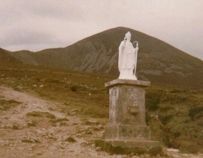 Near the start of the path up Croagh Patrick
