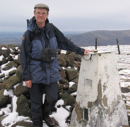 Colin Green on Mount Battock (photo: Trevor Littlewood)