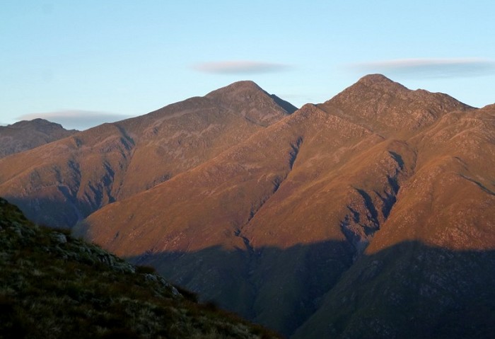 Sgurr Fhuaran and Sgurr na Carnach (photo: Alan Dawson)