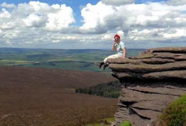 On Bennachie (photo: Klaus Schwartz)